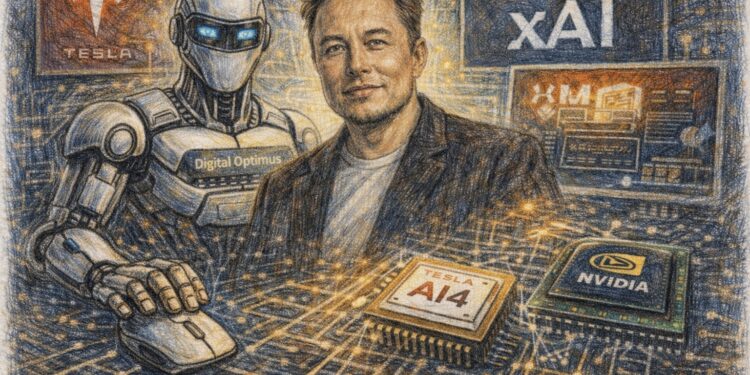 xAI 遭爆放棄 Macrohard？馬斯克打臉外媒：已與 Tesla Digital Optimus 整併為超級大腦