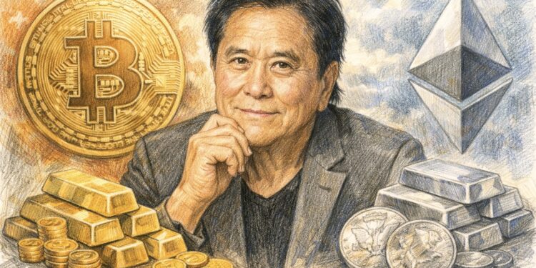 富爸爸警告 2026 史上最大崩盤來了！點名貝萊德是龐氏騙局，籲「少吃一天飯」買比特幣、白銀