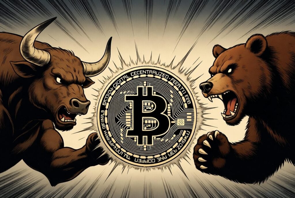 比特幣多空交戰！Glassnode 報告：現貨合約湧現賣壓，但 ETF 買盤與長線客「穩住底線」