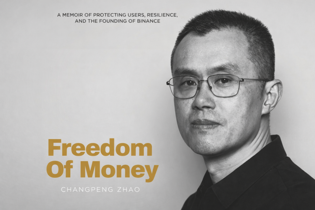 CZ 新書《幣安人生》(Freedom of Money)下週出版！現已登頂亞馬遜加密預購榜首