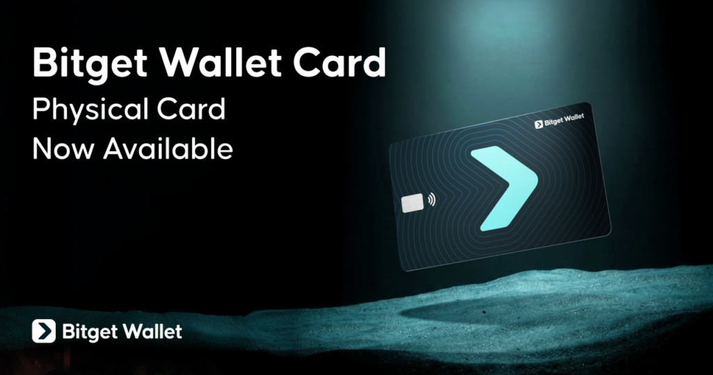 Bitget Wallet 推出實體加密卡，支援全球 ATM 提款
