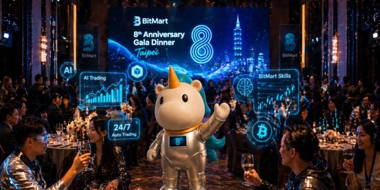 BitMart 幣市 8 週年晚宴台北盛大登場：積極為台灣用戶導入 AI 自動化交易與在地化服務