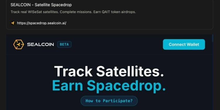 SEALCOIN 啟動早期活動 「Spacedrop」，打造基於衛星設施的鏈上生態