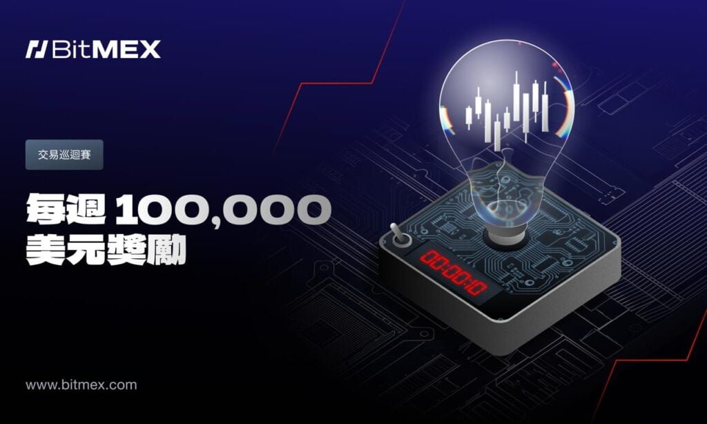 BitMEX 推出交易巡迴賽，每週瓜分 100,000 USDT 獎池
