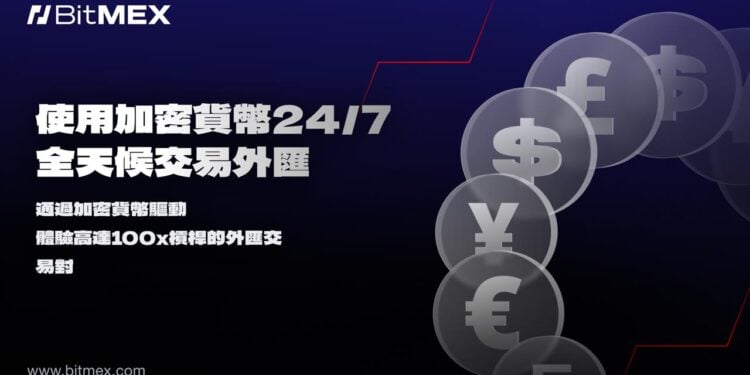 BitMEX 擴展 TradFi 版圖：推出 24/7 全天候外匯永續合約交易