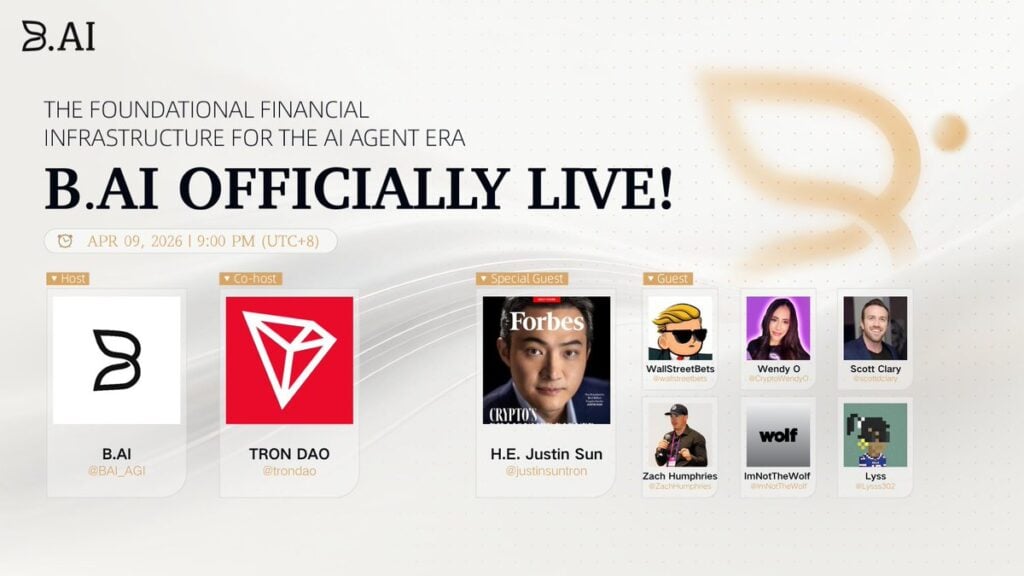 B.AI 正式上線：破除 A2A 協作壁壘，以全景基建解鎖智能體經濟潛能