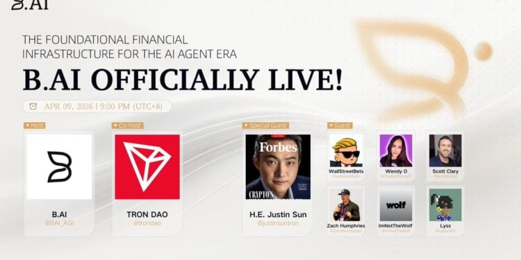 B.AI 正式上線：破除 A2A 協作壁壘，以全景基建解鎖智能體經濟潛能