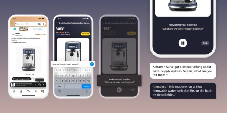 Amazon 購物助理現可即時雙向對話，亞馬遜 AI 購物矩陣升級