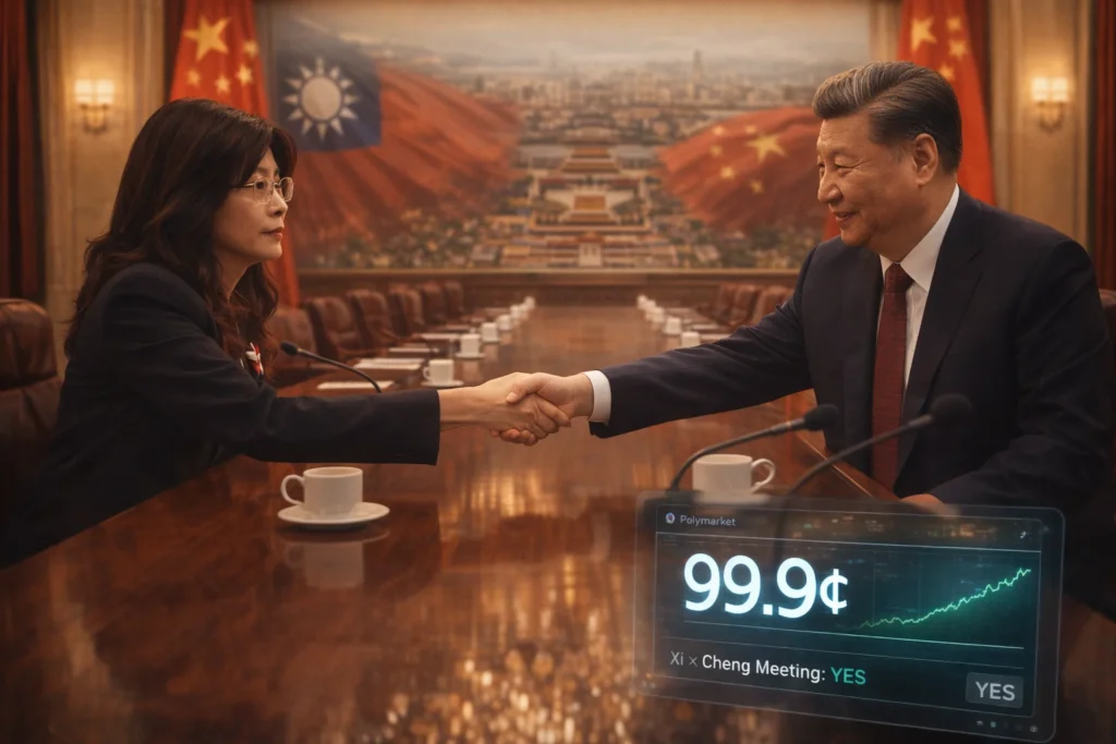 鄭習會握手「Polymatket前50名蒸發20萬鎂」：預測留言一片慘兮兮，還有人嗆青鳥閉嘴