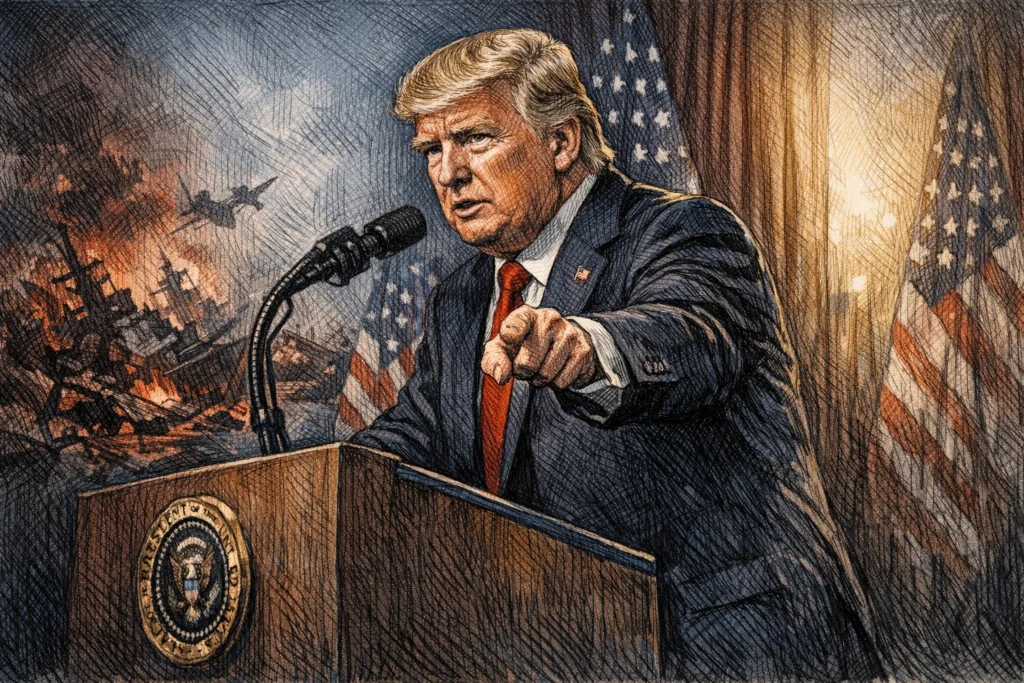 川普演講宣告「史詩怒火行動」大勝：伊朗海軍空軍崩潰，美國是最大贏家