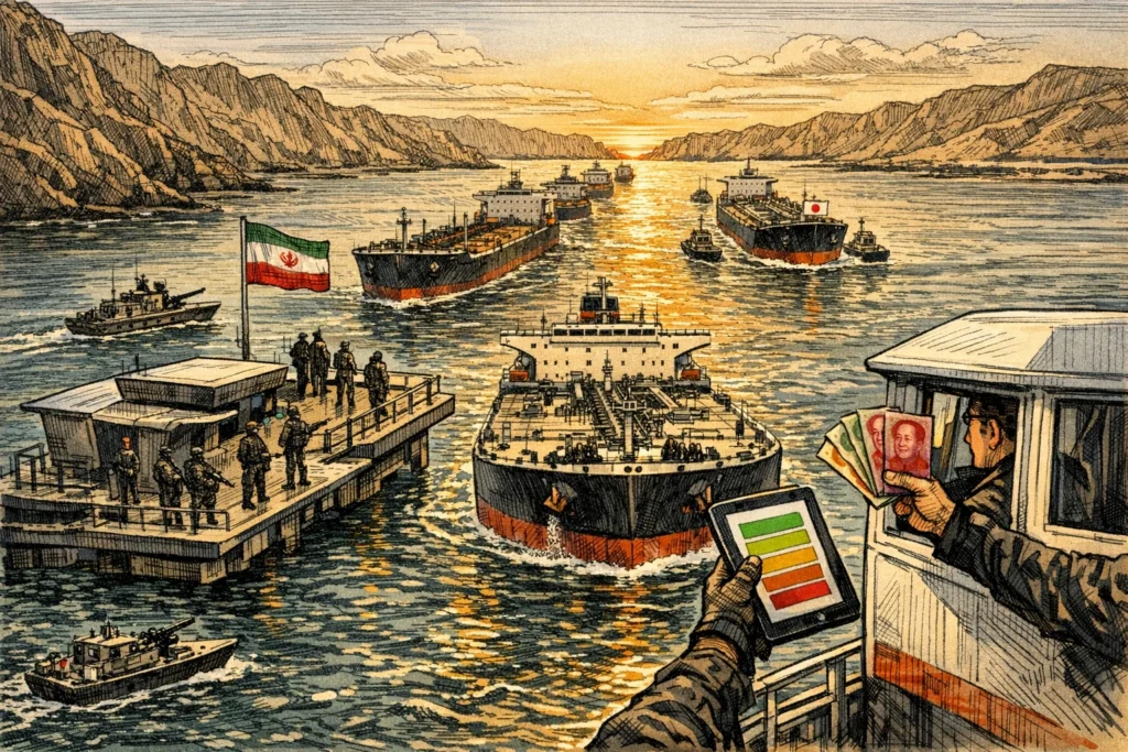 伊朗荷姆茲海峽收通行費:全球分5級,禁用美元改收人民幣與穩定幣、日本第2艘船已過關