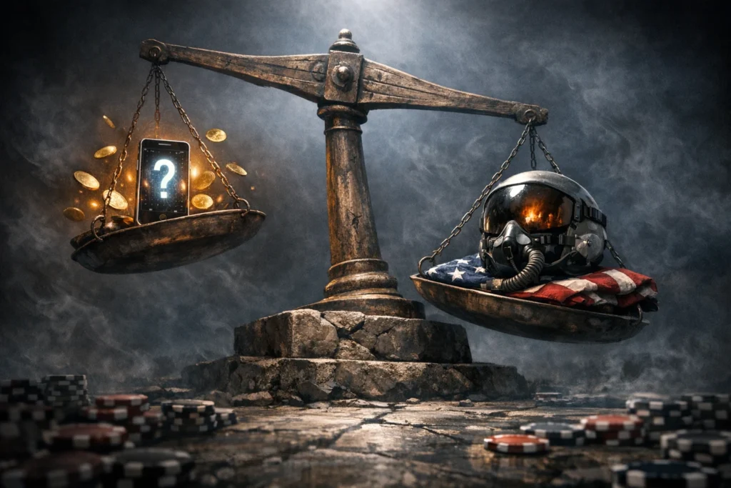 美戰機遭伊朗擊落1飛官失聯，Polymarket上架「何時獲救」賭盤全網罵爆，立法浪潮升溫