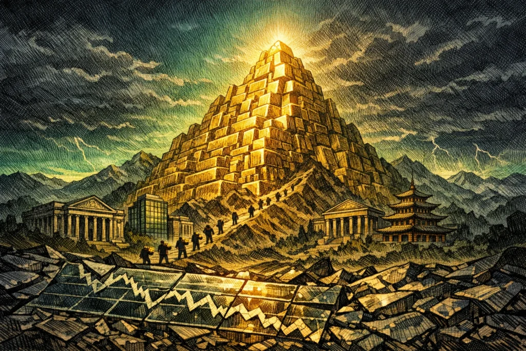 黃金 30 年來首度超越美債！躍升全球最大外匯儲備，央行資產配置邏輯為何重寫？