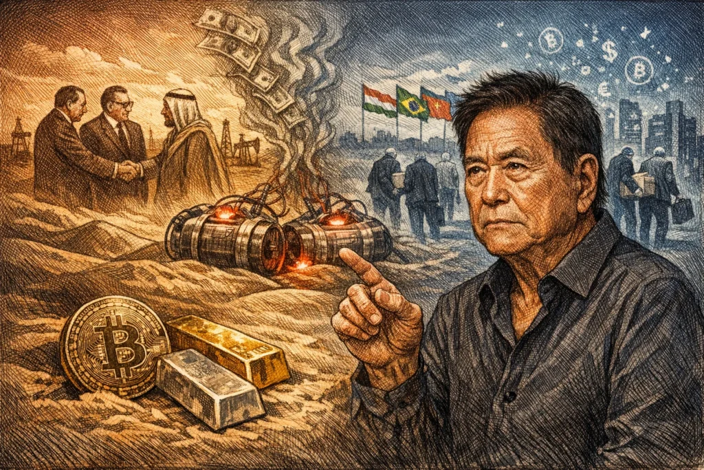 富爸爸:1974 年埋下的兩顆炸彈在今年引爆,石油美元鬆動、嬰兒潮退休崩盤