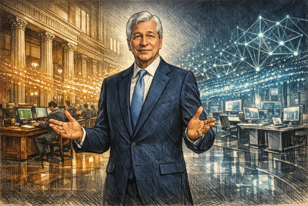 摩根大通戴蒙年度股東信：AI 才是未來核心，但警戒區塊鏈競爭者已逆勢崛起