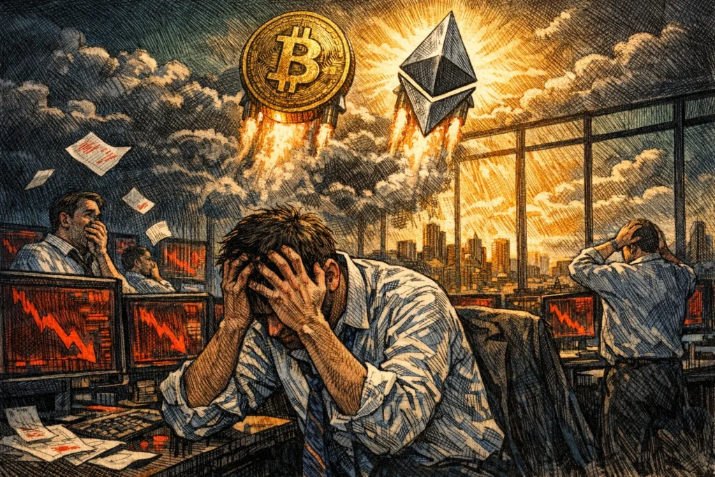 比特幣爆衝 72700美元、ETH 飆破 $2,260！全網爆倉 6 億鎂 12 萬人遭血洗