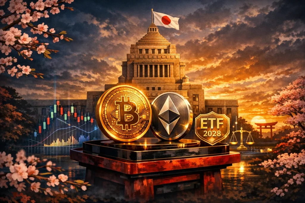 日本修金融法升格加密貨幣為金融商品，內線交易入罪、2028 年 ETF 上路