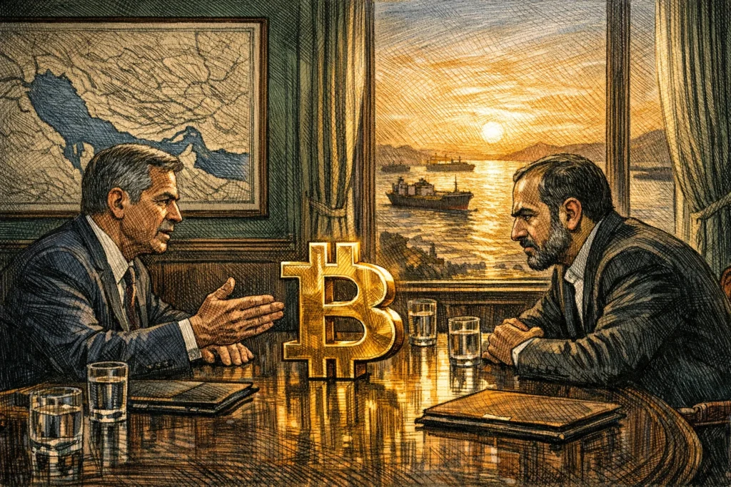 比特幣跌破 71500 美元，美伊談判膠著、荷姆茲海峽成最大分歧