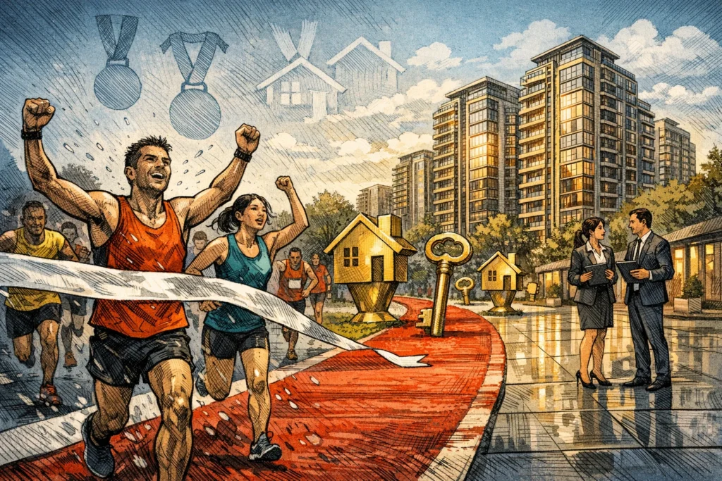 跑完馬拉松送10萬人民幣買房補貼！中國「體育＋地產」玩出新花樣，完賽率 98.97%