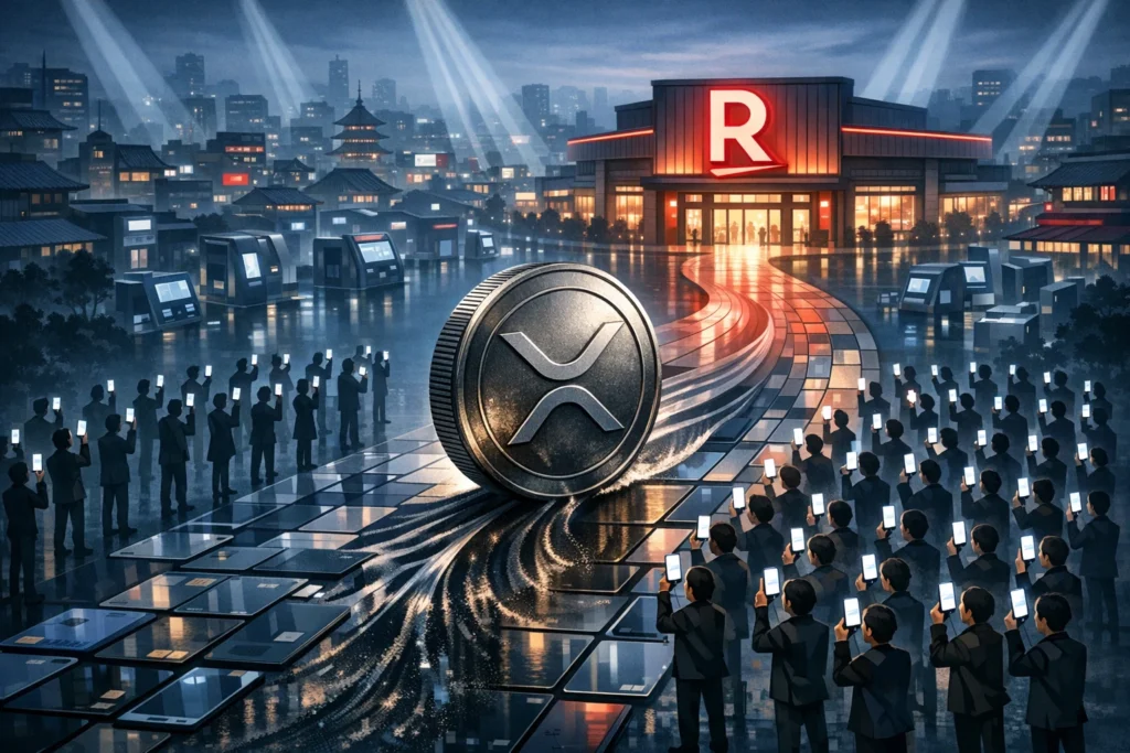 樂天今日開放 XRP 支付:4,400 萬使用者可在 500 萬商家刷瑞波消費,接軌 230 億鎂積分生態