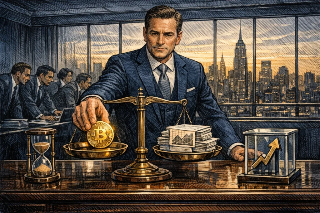 高盛跟進申請比特幣收益型 ETF,Call 策略「犧牲漲幅換權利金」,華爾街加密競賽加劇