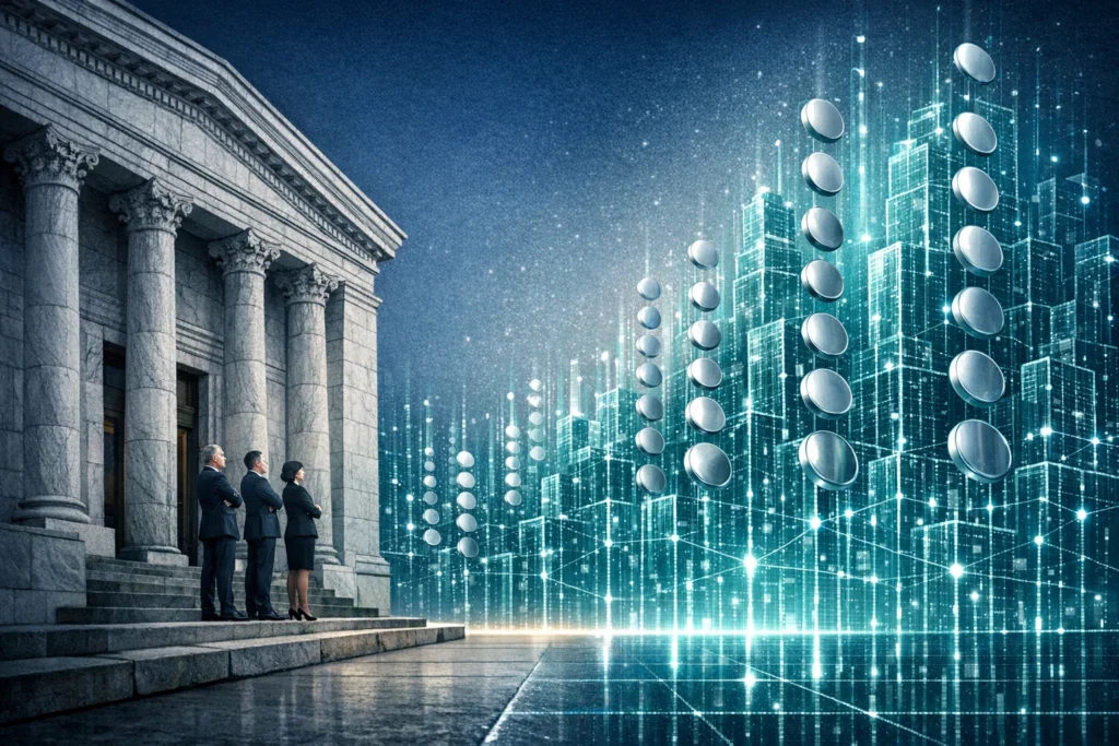 穆迪：穩定幣短期不影響銀行產業，但 3000 億美元市值與 CLARITY Act 爭議敲響警鐘