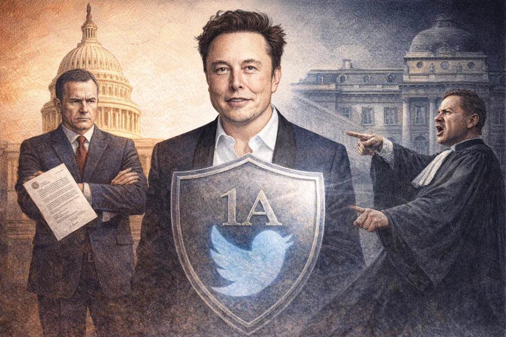 美國司法部護航馬斯克：拒絕協助法國調查 X、痛批巴黎檢方「違反美憲第一修正案」