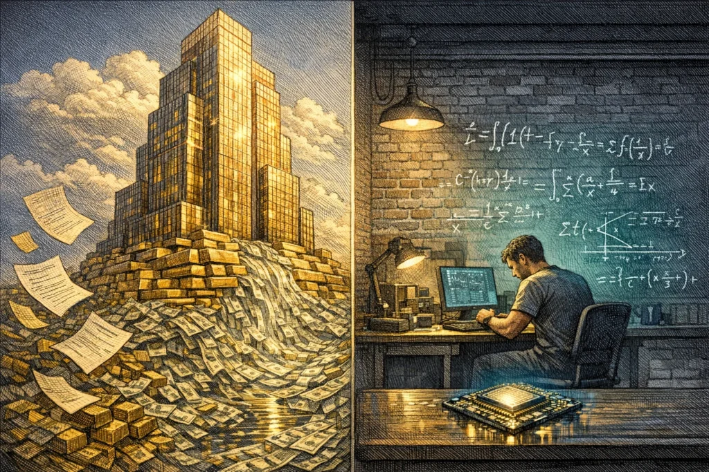 Anthropic的一兆，與DeepSeek的100億