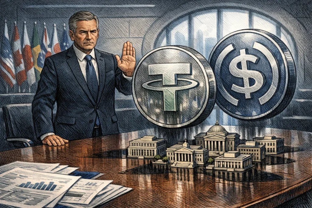 國際清算銀行警告：USDT、USDC 是 ETF 不是現金，擠兌恐傳染銀行體系