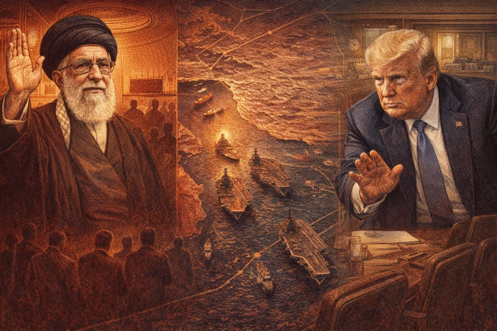 停火剩 24 小時，川普命美軍三航母停靠中東「談判不准拖」，伊朗議長回應：拒絕在威脅中進行