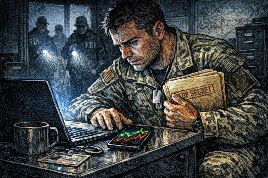 美軍士兵靠「馬杜羅逮捕」機密情報下注 Polymarket 海撈千萬，遭聯邦起訴五罪