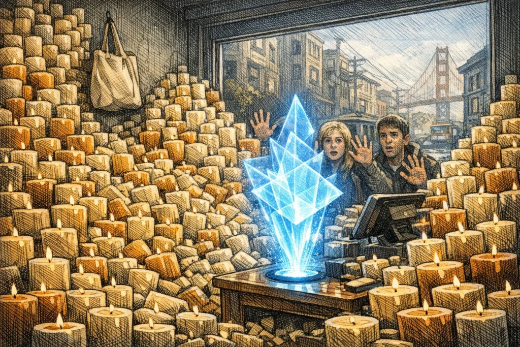 這家選品店由 AI 管理，但它訂了太多蠟燭、忘記安排週末人手，現在虧損 1.3 萬美元