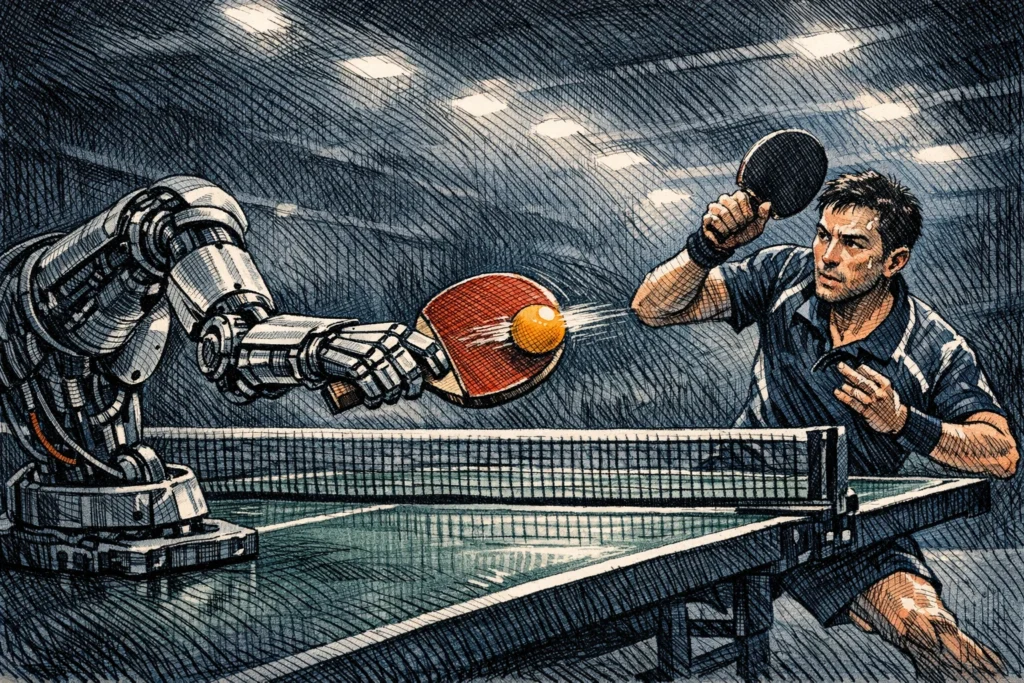 Sony AI 桌球機器人擊敗職業選手、Honor 人形機器人半馬破世界紀錄