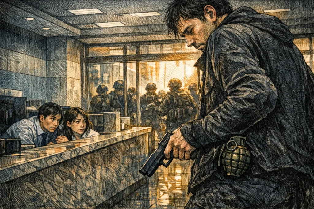 劫匪手榴彈挾持中國信託行員！在台灣搶銀行「鐵定被抓」可能就是他的動機