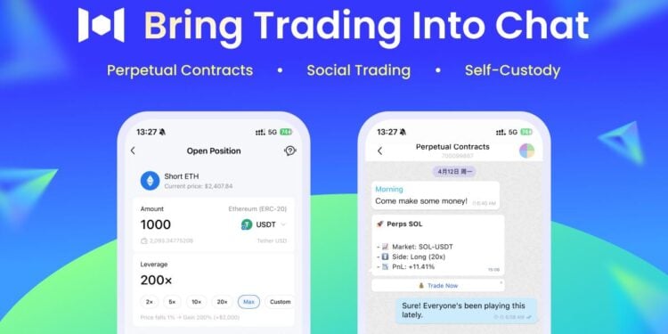 Mixin 推出 U 本位永續合約，將衍生品交易帶入聊天場景