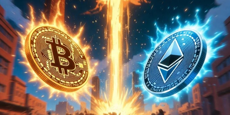 比特幣 V 反突破 7.6 萬美元、以太坊站上 $2300！全網 24 小時爆倉 3.6 億美元