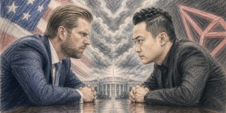 孫宇晨告 WLFI 遭川普次子 Eric Trump 嘲諷：這訴訟比「花 600 萬美元買膠帶香蕉」還荒謬