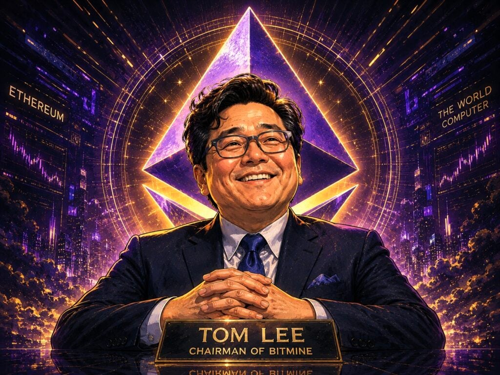 Tom Lee 預言 ETH 上看 25 萬美元、保守估計 2.2 萬美元！比特幣 5 月若收於 7.6 萬將迎大牛市