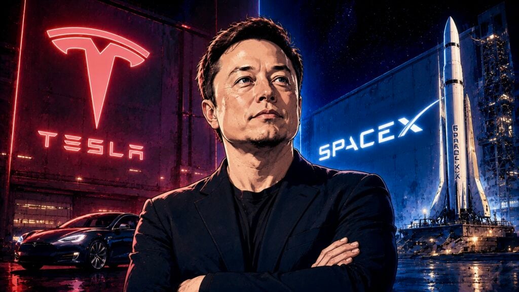 打造 3 兆美元超級巨獸?傳馬斯克有意合併 Tesla 與 SpaceX,若成功新實體將坐擁 3 萬枚 BTC