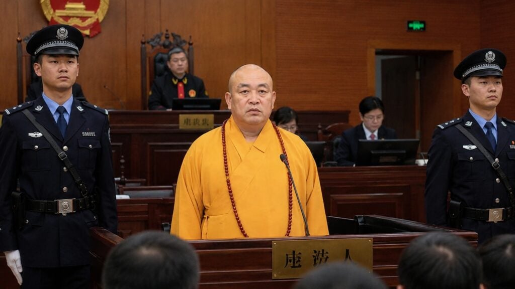 用比特幣洗錢的少林寺方丈,一審判24年