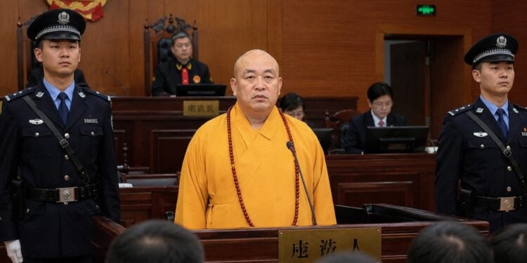 用比特幣洗錢的少林寺方丈，一審判24年
