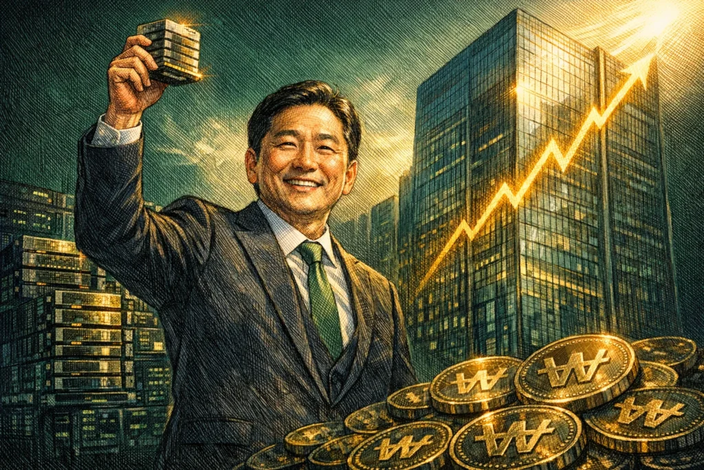 SK 海力士市值飆破 1,000 兆韓元！股價單日衝 11%，AI 記憶體需求支撐 7,100 億美元高度