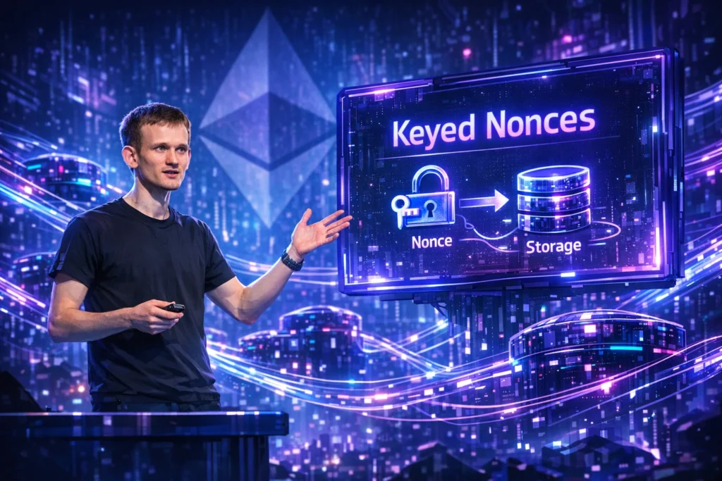 V 神提出 Keyed Nonces 新概念：既是隱私升級，更是以太坊新狀態擴容起點