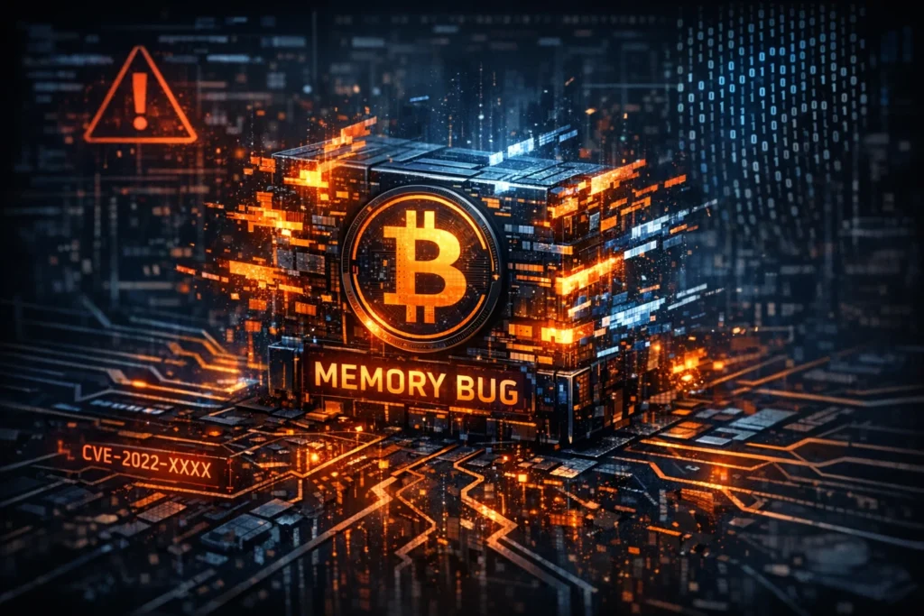 Bitcoin Core 首爆記憶體漏洞！礦工可遠端執行他人節點程式碼，全網 43% 節點未修補