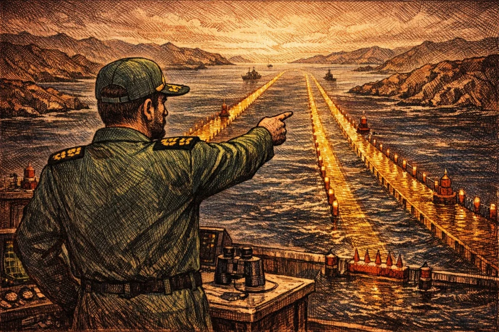 伊朗軍方在荷姆茲指定開放兩條航道，偏離路線的船隻將「馬上得到回應」