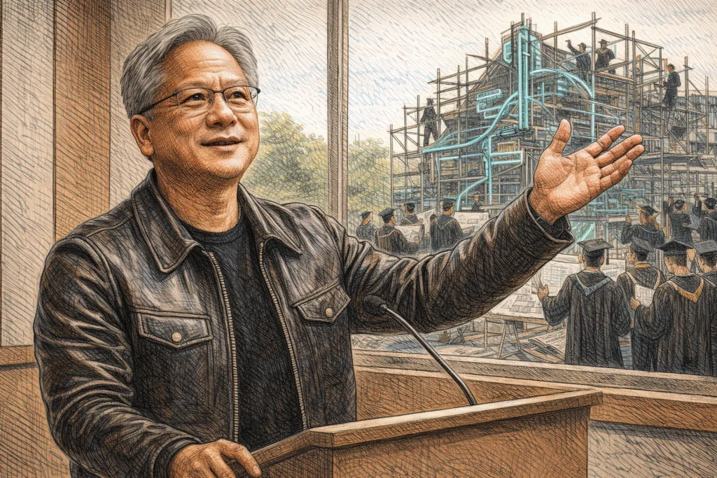黃仁勳 CMU 大學演講：別當 AI 時代旁觀者，你必須親手建造未來
