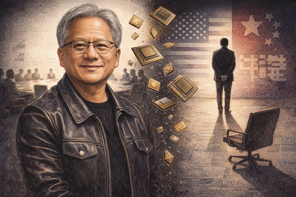川普訪中沒邀請黃仁勳，Nvidia 陷「美方不想賣、中方不想要」最慘位置