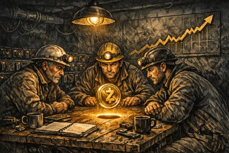 ZEC 狂飆 12 倍背後：BTC 礦池集體坐莊