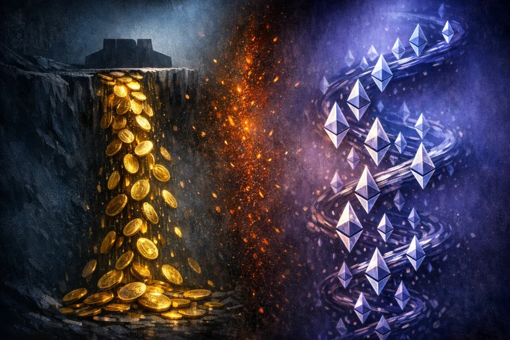 比特幣 ETF 流出 2.9 億鎂！以太坊 ETF 連五日失血 6,570 萬鎂