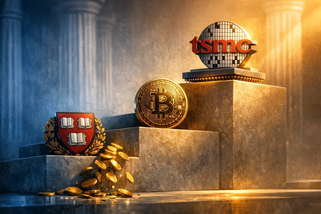 哈佛大學基金大砍 43% 比特幣 ETF、出清以太坊 ETF,台積電登頂其最大持倉